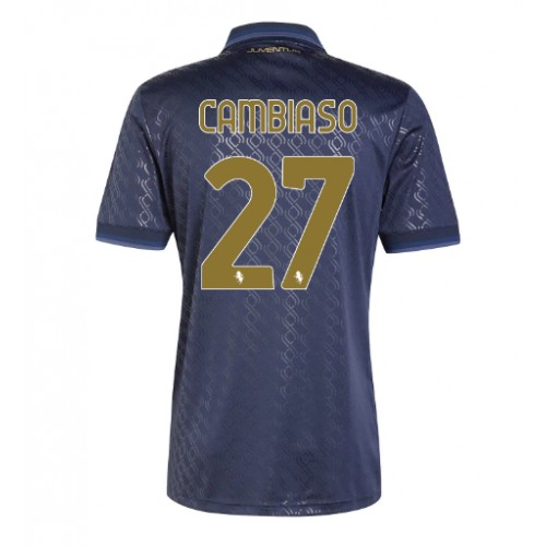 Dres Juventus Andrea Cambiaso #27 Rezervni 2024-25 Kratak Rukav